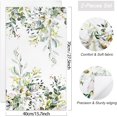 thumbnail image 4 of Eucalyptus Kitchen Towels Decorative Set of 2 Sage Green Leaf Soft Absorbent Dish Towels Hand Towels Farmhouse Decor for Bathroom Home Decorations (28x16 Inch, Green), 4 of 6