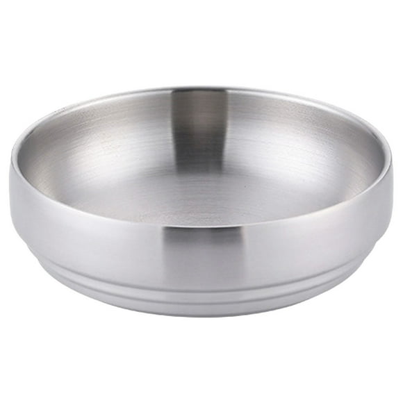 Tazón de acero inoxidable Tazón para servir arroz Tazón de sopa de metal Tazón de ensalada Tazón de fideos