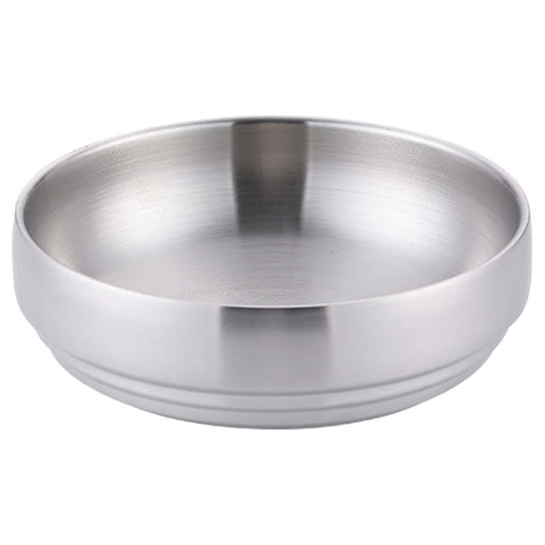 Tazón de acero inoxidable Tazón para servir arroz Tazón de sopa de metal Tazón de ensalada Tazón de fideos