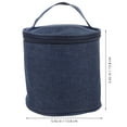 thumbnail image 2 of HOOWIFFY 2Pack Snack Bag Dark Blue Insulated Waterproof Portable for Picnic Travel Office Use School Work, 2 of 8