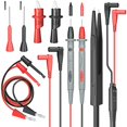 thumbnail image 2 of Electrical Multimeter Test Leads Set with Alligator Clips Test Hook Test Probes Lead Professional Kit 1000V 10A CAT.II, 2 of 10