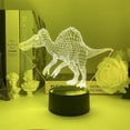 thumbnail image 1 of Luz nocturna LED 3D Spinophorosaurus, dinosaurios que cambian de color, 1 of 1