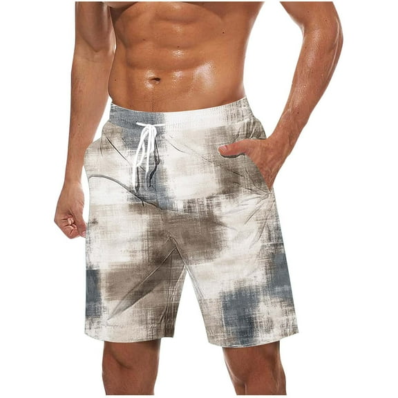 Mens Shorts Casual Stylish, Mens Summer Pants Dressy Palazzo Pants for Men Casual Set Ladies Capri Pants Pull On Leggings With Pockets for Men Tummy Control Home Pants Men Cotton