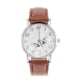 thumbnail image 1 of Reloj de cuarzo con correa de cuero PU a la moda, relojes de pulsera analógicos para mujer, color café, 1 of 10
