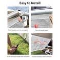 thumbnail image 7 of 4th of July RV Awning Sun Shade Screen 9'X15.3' America Patriotic Flower Mesh Sunscreen Wood Grain Awning Shade Screen with Zipper UV Blocker Completed Kits for RV Motorhome Camper Trailer, 7 of 7