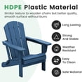 thumbnail image 5 of LOYALICE Outdoor Patio Chair, HDPE Plastic Adirondack Chair, Navy Blue, 5 of 11