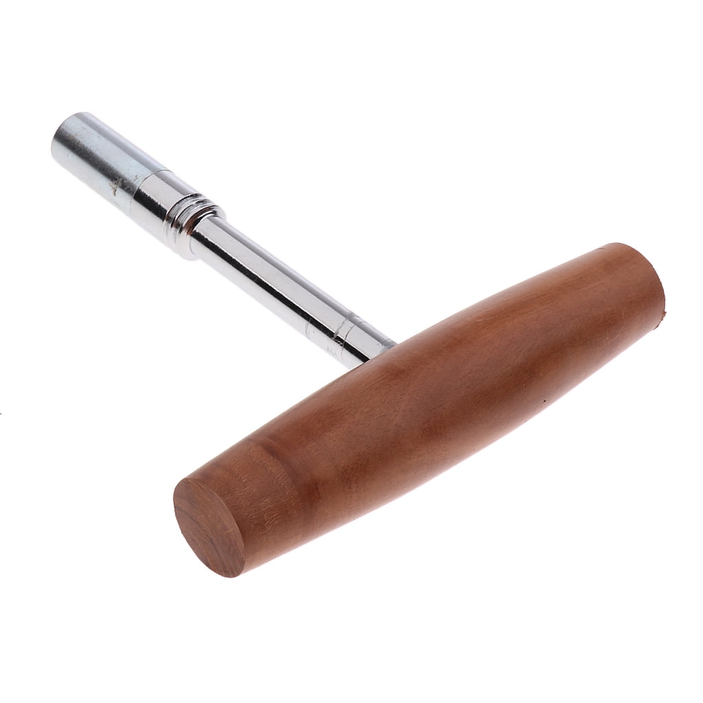 Piano Tuning Tool T Shaped Piano Wrench Spanner w/ Wood Handle Musical Parts