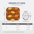 thumbnail image 3 of Haiem Dinosaurs and Leaves Car Windshield Sun Shade (2 Pieces) Foldable Windshield Sun Shade Car Accessories for Truck SUV Pickup-Large, 3 of 7