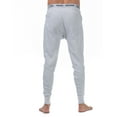 thumbnail image 3 of Pro Club Men's Waffle Knit Thermal Long Pants Underwear - Gray - Large, 3 of 3