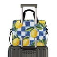 thumbnail image 2 of FORMRS 16" Laptop Bag Carrying Sleeve Case with Handle Travel Shoulder Briefcase, Lemon Checkered, 2 of 8