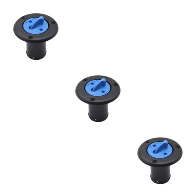 relayinert Couverture de Trappe d'Eau pour Réservoir d'Eau Couverture de Trappe d'Entrée d'Eau Couverture de Ravitaillement d'Eau pour RV Noir 3Set