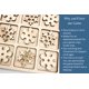 thumbnail image 4 of Juego de mesa Tic Tac Toe AvtrBoutique con tema de invierno para niños, bricolaje, 4 of 9