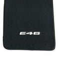 thumbnail image 2 of Ikon Motorsports Compatible with 99-05 BMW E46 Logo 3-Series OE Factory Style Black Nylon Carpet Car Floor Mats Front Rear, 2 of 6