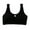 Black, variant on Gelikeya Girls Bras Solid Color Spaghetti Straps Seamless Sport Training Bra Soft Comfortable Cotton Bralette Adjustable Shoulder Underwear Crop Top Undies(Tweens, Black, 8-13 Years)
