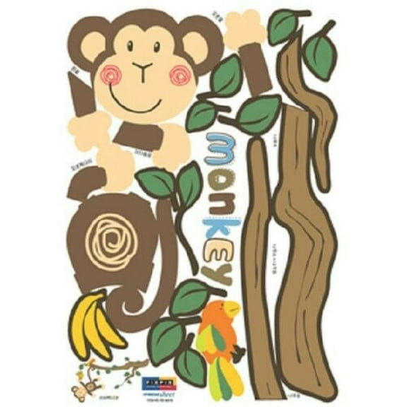 Wall Deco Sticker MONKEY 17-SS58219 - S