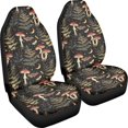 thumbnail image 3 of FUIALDOLG Mushroom Moon Botanical Print Car Accessories Protectors for Women, Full Set of 2 Car Seat Covers Washable Stretch Vehicle Seat Covers, 3 of 8