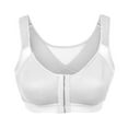 thumbnail image 3 of Women's Full Coverage Front Closure Wire Free Back Support Posture Bra, 3 of 8