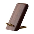 thumbnail image 3 of Soporte para teléfono de escritorio, soporte para teléfono móvil, regalo de cumpleaños creativo de madera, soporte de exhibición estable para teléfono Marrón, 3 of 8