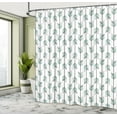 thumbnail image 5 of Ambesonne Arrow Shower Curtain, Tribal Graphic Pattern, 69"Wx75"L, Black White Green, 5 of 5