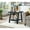 Black, variant on Xukmct Rectangle End Table with Bottom Shelf, Wood Side Table for Living Room, Office, Black