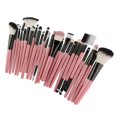 thumbnail image 5 of Paquete de 25 Pinceles de Maquillaje Macarena Pinceles cosméticos para maquillaje Rosa negro, 5 of 5