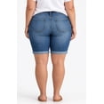 thumbnail image 2 of Ellos Women's Denim Bermuda Shorts Shorts, 2 of 6