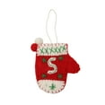 thumbnail image 2 of Christmas Felt Ornament Felt Hanging Charms Christmas Tree Ornament Vintage House Gloves Pendant DIY Ornament Cute Hanging Ornaments for Christmas Tree Decorations, 2 of 7