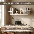thumbnail image 4 of Repisa Flotante Para Tv Decorativa Reforzada Blanco, 4 of 5