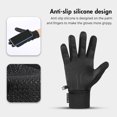 thumbnail image 3 of Winter Warm Cycling Gloves Touch Screen Waterproof Windproof Reflective Ski Riding Gloves, 3 of 9