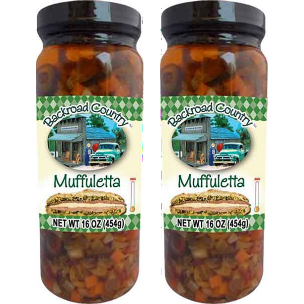 Backroad Country Muffuletta Mix, 2Pack 16 oz. Jars
