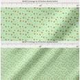 thumbnail image 2 of Soimoi Cotton Cambric Fabric Leaves & Pumpkin Halloween Fabric Prints by Yard 42 Inch Wide, 2 of 7