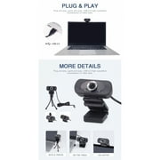 Full HD 1080P Webcam Live Streaming   Privacy Filter Tripod USB similar to Logitech C930e