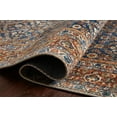 thumbnail image 6 of Loloi Layla Printed Oriental Distressed Cobalt Blue / Spice Area Rug, 6 of 6