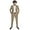 Khaki, variant on 2 PC Linen Boys Tuxedos Suit for Wedding Two Buttons Jacket Pants Set Boys Formal Suit Boys Party Suit