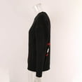 thumbnail image 5 of LbsKUS Clearance Sale,Womens Sweatshirt Heart Graphic Long Sleeve Pullover Sweater Casual Crew Neck Print Tops Fall Pullover Shirts(Black,Medium), 5 of 9
