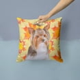 thumbnail image 2 of Carolines Treasures BB9984PW1414 Yorkshire Terrier 2 Fall Fabric Decorative Pillow 14Hx14W multicolor, 2 of 4