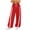White, variant on Levmjia Women's Color Block Wide Leg Pants Casual Drawstring Track Pants High Waisted Barrel Trousers with Pockets