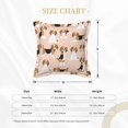 thumbnail image 4 of Bingfone Decorative Pillow Covers 20"X20" Beagle Dog On Brown Couch Pillow Cases Modern Farmhouse Covers For Couch Sofa Bed, 4 of 9