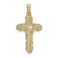 thumbnail image 4 of 10K Cross w/ Filigree Lace Trim Charm, 4 of 4