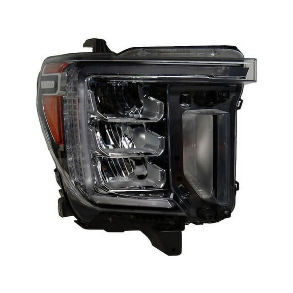 Right Passenger Side Headlight Assembly - Compatible with 2020 - 2023 GMC Sierra 2500 HD 2021 2022