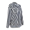 thumbnail image 3 of Blusa George para Dama, Manga Larga con Bolsas Parche Marino Talla EG, 3 of 4