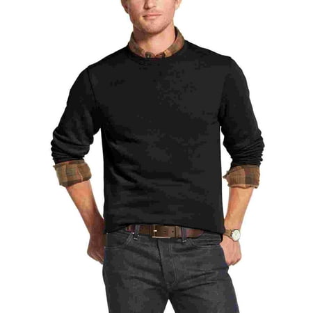 G.H. Bass & Co. Men's Mountain Fleece Sweatshirt -Grey Size Size Medium