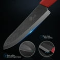 thumbnail image 3 of Ceramic Knife 6-inch Chef Knife for Kitchen Paring Knife with Sheath for Cutting,Dicing,Slicing,Rustproof Black Blade, 3 of 7