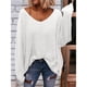 thumbnail image 3 of Suéter Holgado de Punto de Larga con Cuello en V para Mujer XXL, 3 of 5