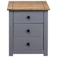thumbnail image 5 of vidaXL Table de Chevet Gris 46x40x57 cm Pin Panama Range, 5 of 5