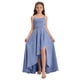 thumbnail image 2 of Vestido de Manga Larga Una Línea para las Mujeres Elástico Twirly Patinador Escuela Vestido de Recital Cuello Redondo Sólido Vestido para Niña de 4-14 Años, 2 of 6