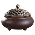 thumbnail image 1 of Figurilla de soporte para quemador de estilo vintage para estudio en casa o oficina. A-Marrón, 1 of 7