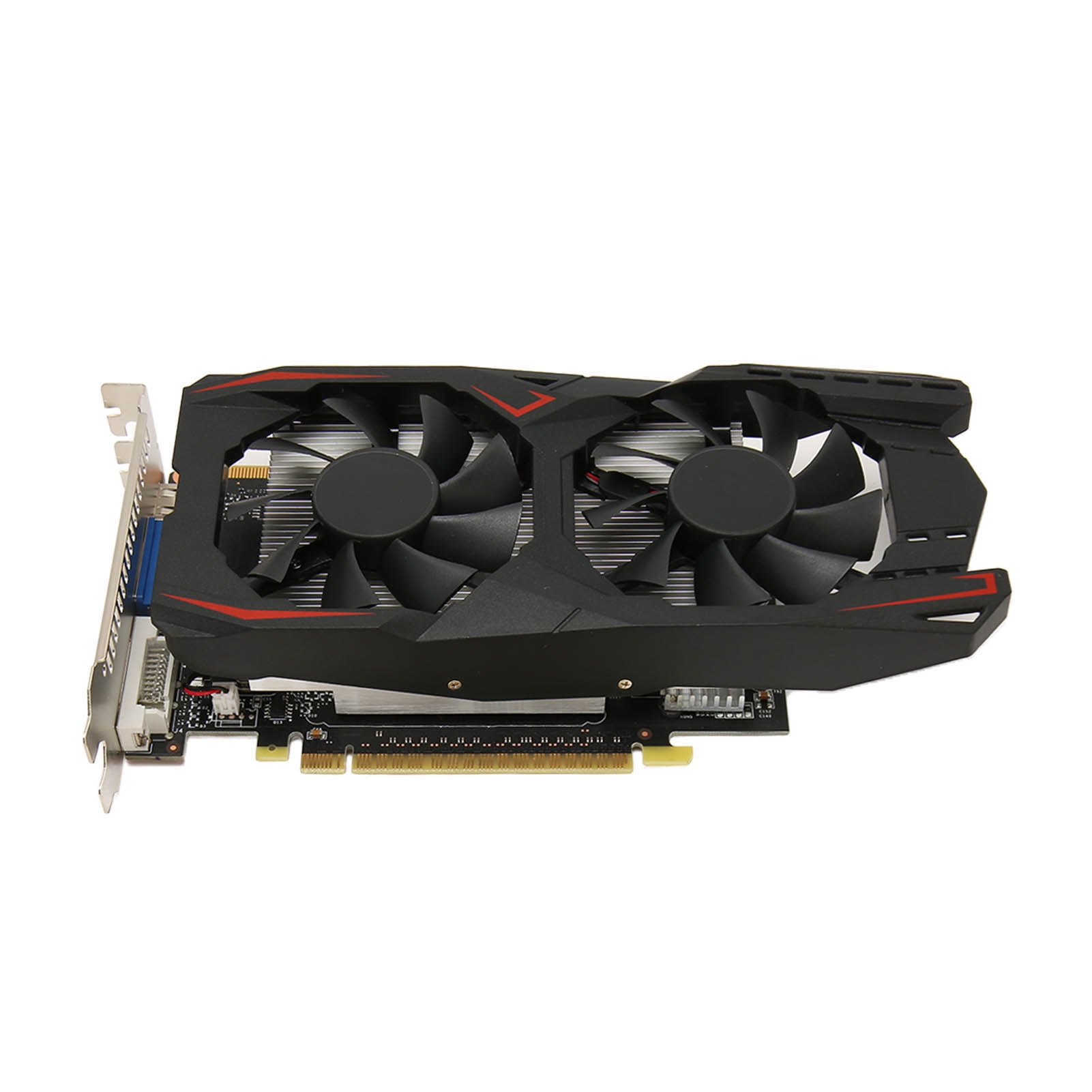 GTX1050Ti Gaming Graphics Card, 4GB GDDR5 128bit Discrete Graphics Card,  650MHz 1800MHz, DVI VGA , Gaming Video Card With Quiet Dual Cooling Fan 