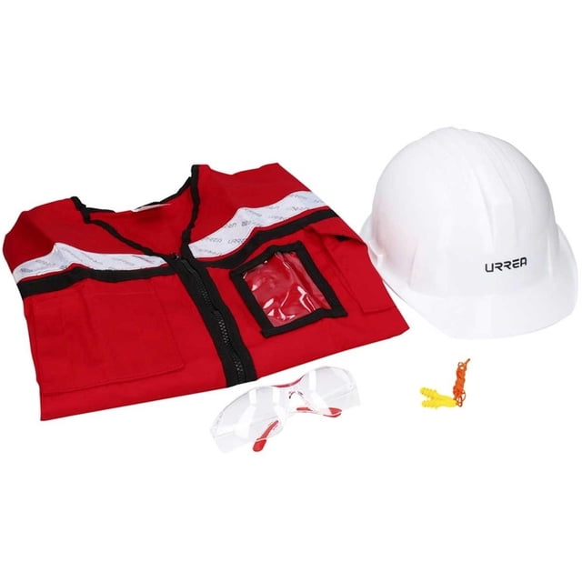 Chaleco + Casco + Gafas Equipo Seguridad Construccion Urrea JPM4