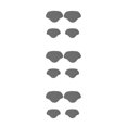 thumbnail image 3 of kurtrusly Semelles Ajustables pour Talons Hauts, Réparation de Talons Personnalisable, Gris 3Set, 3 of 6